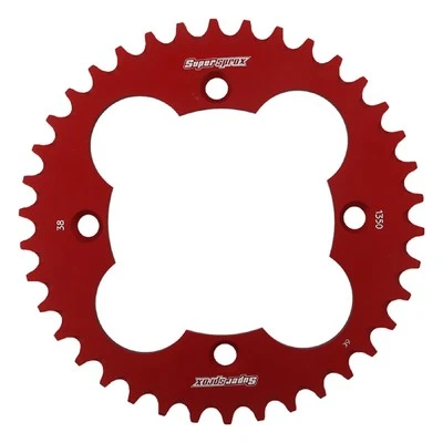 Red Aluminum Sprocket For Honda TRX300 EX 1993-2008 TRX300 X; RAL-1350-38-RED Foto 1 de 4