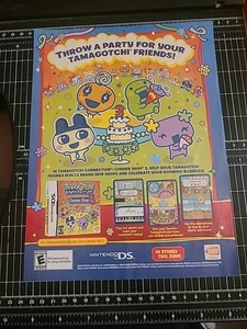 Tamagotchi Connection Corner Shop 3 Video Game Print Ad 2008 8x11 Promo Wall - Picture 1 of 1