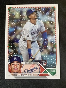 2023 Topps Holiday - Miguel Vargas #H172 (RC) - Picture 1 of 2
