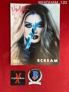Giorgia Whigham handsigniertes signed 8x10 Foto MTV Scream Serie Beckett COA - Bild 1 von 1