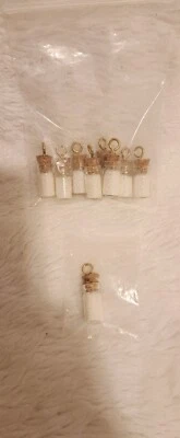 1 Dije Crepúsculo Razzmatazz Vidrio Hecho a Mano (Polvo de Cristal Sol Triturado Blanco) $7 Foto 1 de 4