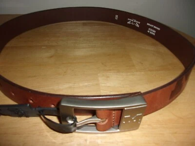 Cinturón de cuero brandish Michigan Wolverines - marrón talla 34 Foto 1 de 3