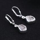 Natural Herkimer Diamond Sterling Silver Antique Jewelry Hook Earring