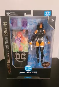 McFarlane DC Multiverse STARFIRE BLACKFIRE Platinum Chase Collector Edition NEW - Picture 1 of 2