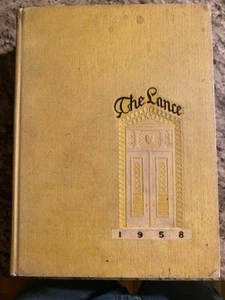 1958 St. Catherine's High School Yearbook Racine WI John McGuire Judge Flynn - Picture 1 of 1