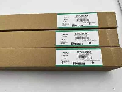 Panduit Mini CPP24WBLY Modular Patchpanel, passend für CAT6, 5E 24 Port - Bild 1 von 4