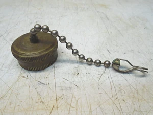 N3e 0980068 980068 OMC Stringer Stern Drive Oil Drain Cap & Bead Chain Assembly - Picture 1 of 1