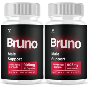 (2 Pack) Bruno Maximum Supplement Bruno Premium Pills (120 Capsules) - Picture 1 of 12