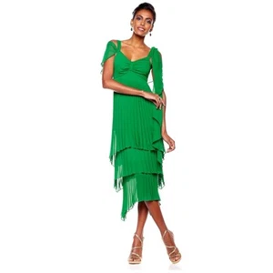 Antthony Design Originals ~ Gr. 6 ~ asymmetrisches Stufenkleid neu mit Etikett rot oder schwarz - Bild 1 von 12