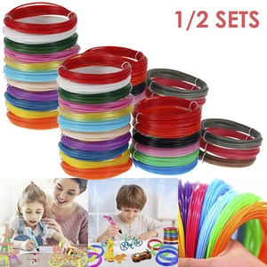 20 Colors 3D Pen Printer PLA Filament Refills High Precision 1.75mm 16.4ft ☣ - Picture 1 of 18