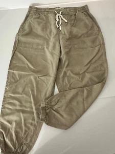 BLANK NYC beige cotton jogger pants w/ pockets Women's M - Picture 1 of 4