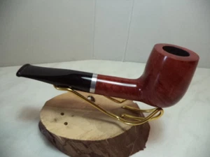 PIPA PIPE POLO IN RADICA BRIAR SMOOTH FREE STYLE 73 MADE IN ITALY NEW - Picture 1 of 6