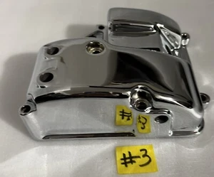 Harley CHROME FXD Dyna Transmission Cover HD 34469-90A OEM #34471-90, 1991-97 #3 - Picture 1 of 14