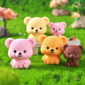 New cartoon teddy bear micro landscape resin ornament for children's toys - Picture 1 of 1