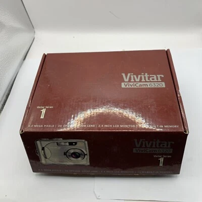 Vivitar Digital Camera Vivicam 6320 6.0MP Silver - Image 1 of 4