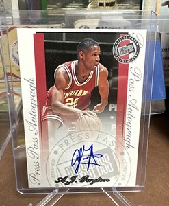 A.J. GUYTON signed RC INDIANA 2000 Press Pass basketball card AUTO 456/500