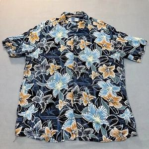 Margaritaville Jimmy Buffet Hawaiian Shirt L Large Floral Camp Button Up - Picture 1 of 11