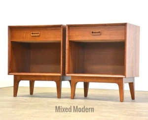 Teak Nightstands - A Pair - Picture 1 of 10