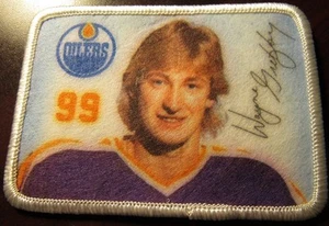 1981 Wayne Gretzky Endmonton Oilers parche de temporada de novato - Imagen 1 de 1