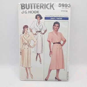 Butterick 5993 Misses Double Breasted Shirt Dress Sewing Pattern Size 8-12 Uncut - Picture 1 of 7