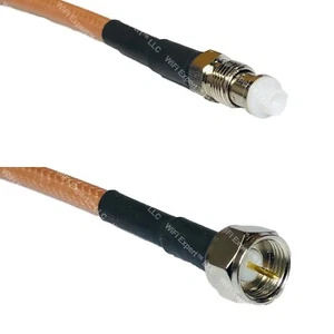 RG400 FME FEMALE to F MALE RF Cable FAST-SHIP LOT - Picture 1 of 1