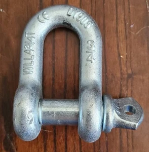 Screw Pin Anchor Shackle Clevis Bow Lifting Pulling 3/4" and 7/8" - Picture 1 of 4