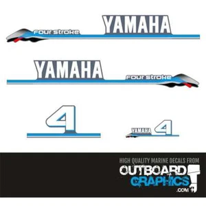 Yamaha 4hp 4 stroke (1999) outboard decals/sticker kit - Picture 1 of 1