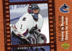 2007-08 McDonald's Upper Deck Season in Review #SR5 Roberto Luongo - Picture 1 of 2