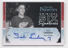 2007-08 O PEE CHEE PREMIER ORIGINAL SIX SIGNATURES /50 TED LINDSAY