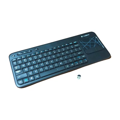 Teclado táctil inalámbrico Logitech K400R con receptor USB - Imagen 1 de 4