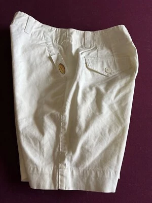 Pantalones cortos elásticos crema Talbots para mujer talla 2 nuevos con etiquetas Foto 1 de 4