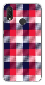Coque en silicone imprimée compatible Huawei P Smart Plus Tartan Tricolor - Picture 1 of 3