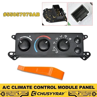 Unidad de control de temperatura de calefacción de aire acondicionado 55057079AB para Dodge Dakota 2008-2011 Foto 1 de 4