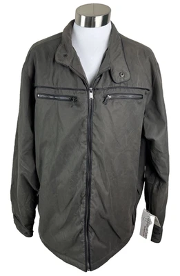 Jaqueta casaco masculina Boston Harbor Bay tamanho XLT alta Nova Inglaterra 1630 Olive A18 - Imagem 1 de 4