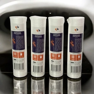 4 Pack of Aquaboon 1 Micron 10"x2.5" Sediment Whole House Water Filter Cartridge - Picture 1 of 3