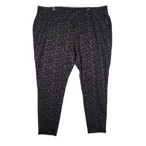Catherine's Pull-On Hose Damen Übergröße 2X braun schwarz Animalprint dehnbar - Bild 1 von 6