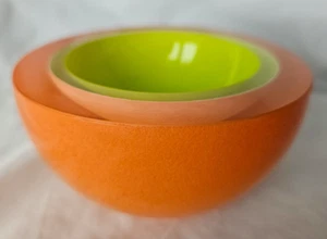 Scandinavian finnish pertti metsalampi art cased glass sculptural bowl - Picture 1 of 15