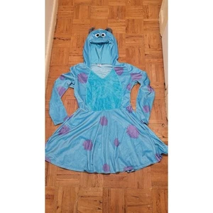 Disney Pixar Monsters Inc Sully dress costume sz L Spirit Halloween party - Picture 1 of 9