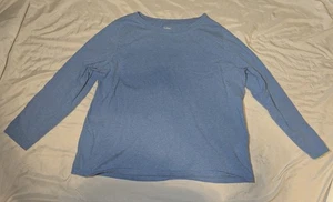 L.L. Bean Women's Blue Long Sleeve Shirt Size 1X - Picture 1 of 3