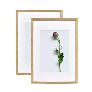 A3 Oak Wood Picture Frame 2 Pack Natural Grain Photo Frame, Display Picture A... - Picture 1 of 6