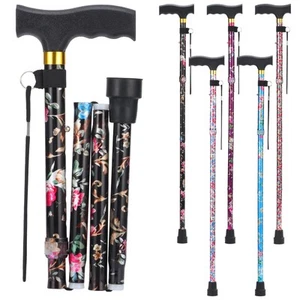 Walking Cane for Women and Men Collapsible Lightweight Sleek Foldable Foldin - Picture 1 of 7