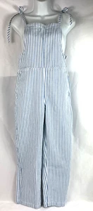 Mono MADEWELL Azul/Blanco Rayas S Corbatas Cremallera Lateral 4 Bolsillos 25.5 Entrepiernas - Imagen 1 de 12