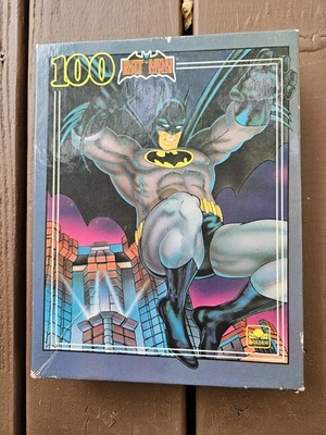 PUZZLE BATMAN DC UNIVERSE DORADO 100 PIEZAS 1989 VINTAGE BAT MAN 4609G-45 Foto 1 de 4