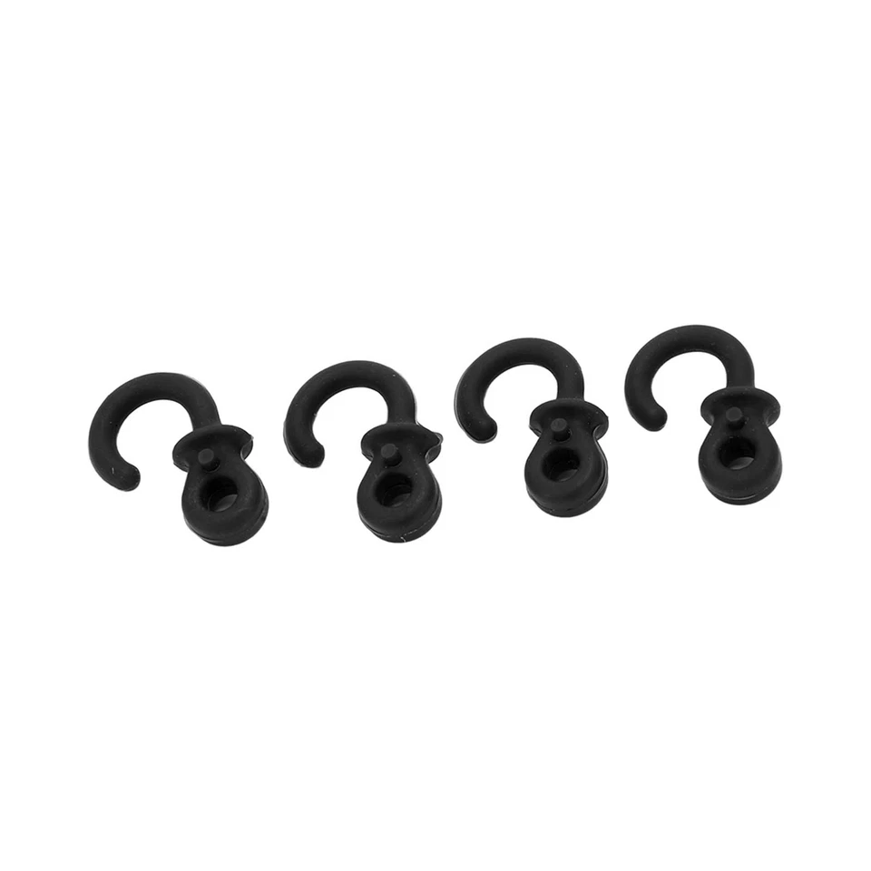 (Black)4Pcs Archery Bow String Silencers Monkey Tail Compound Bow String - Image 1 of 4
