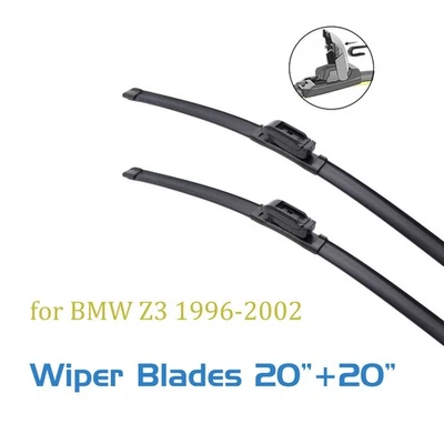 Limpiaparabrisas 20 20 para BMW Z3 1996-2002 delantero 2 piezas gancho en J toda temporada Foto 1 de 4