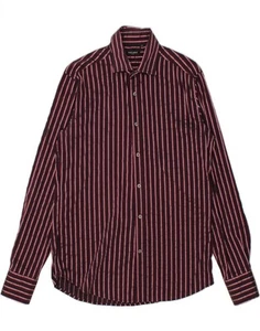 Camisa de hombre Antony Morato IT 50 mediana azul marino a rayas BY17 - Imagen 1 de 4