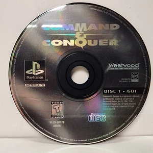 Command and Conquer (Sony PlayStation 1 PS1, 1997) solo disco probado - Imagen 1 de 7
