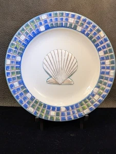 Oneida Mosaico Conchiglie Piatto Insalata Capesante - Foto 1 di 12