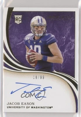 2020 Panini Immaculate Collegiate /99 Jacob Eason #115 Rookie Auto RC - Image 1 of 2