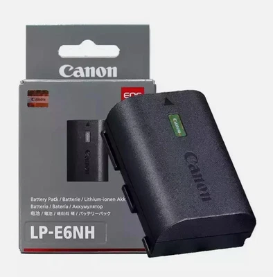 Original Canon LP-E6NH Lithium-Ionen Akku | Für EOS R5 R6 5D IV 6D II 90D Kamera